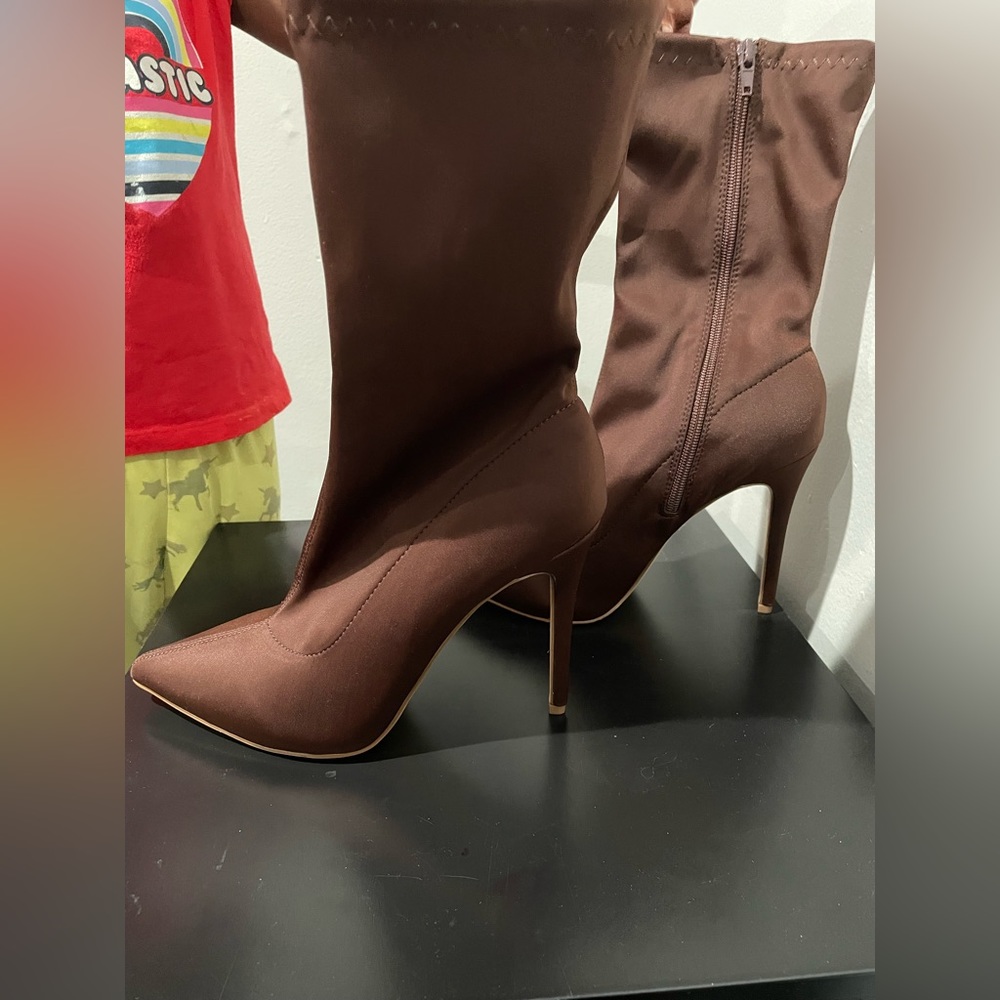 Brown Ankle Heels